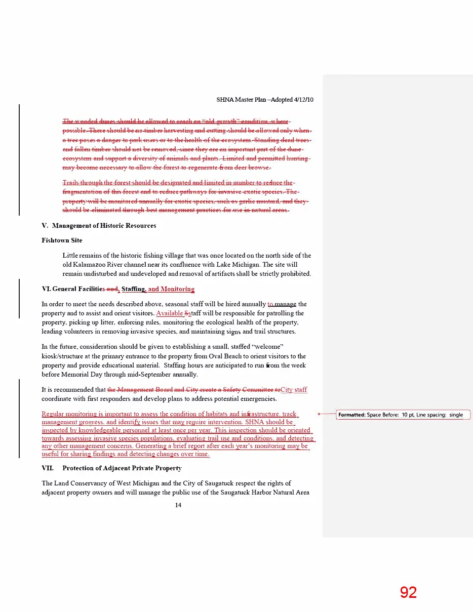 Page 91 of the packet; its text follows