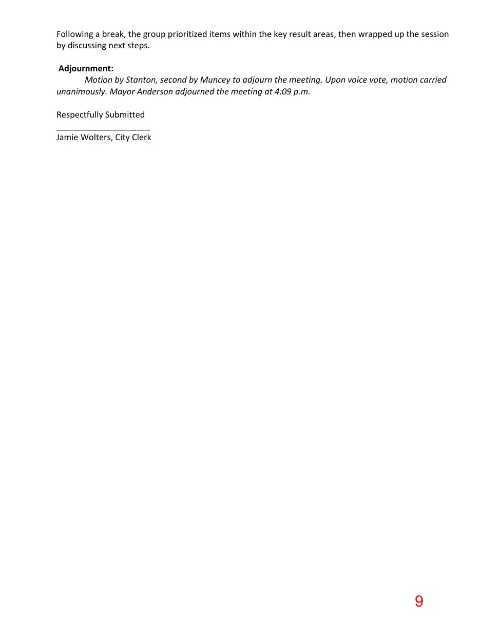 Page 9 of the packet; its text follows