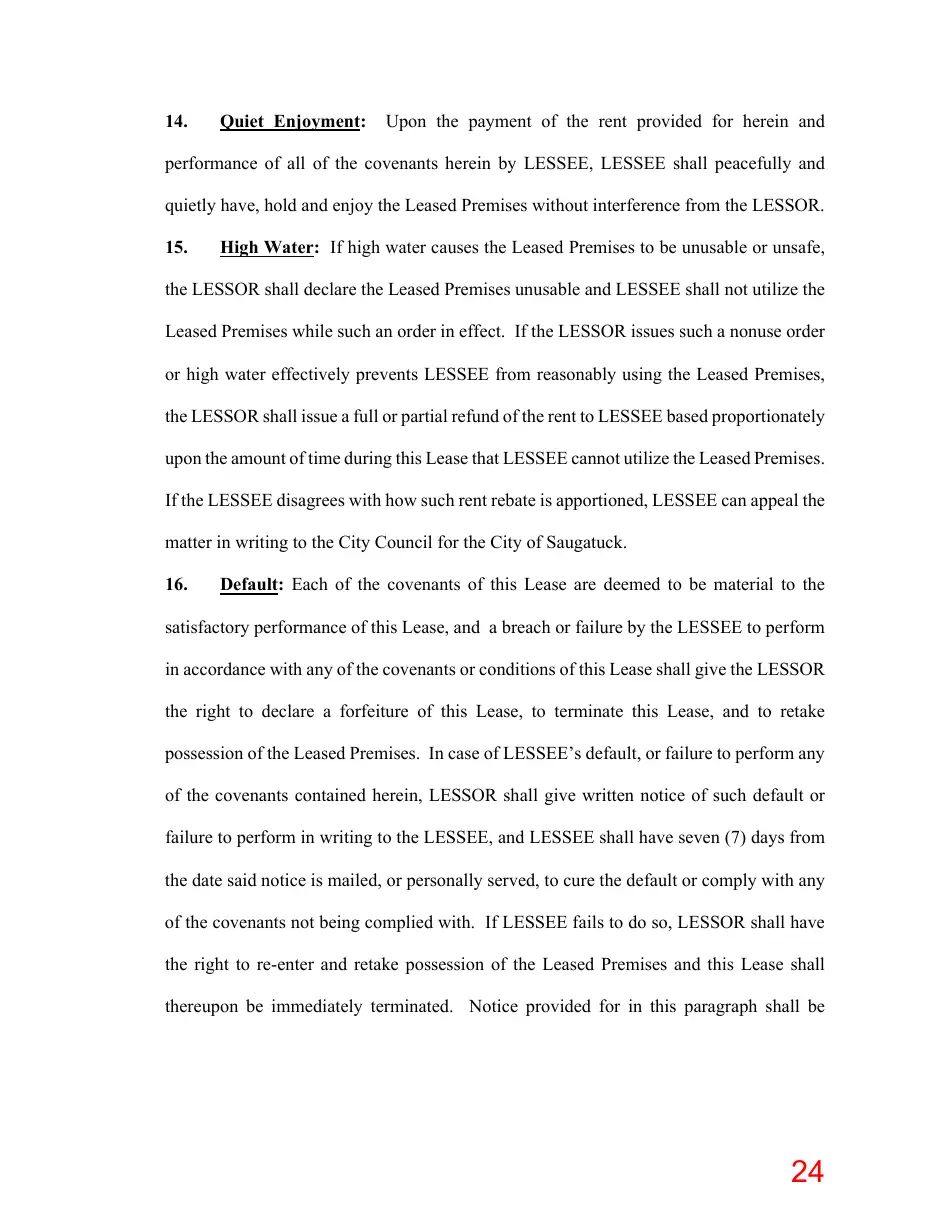 Page 24 of the packet; its text follows