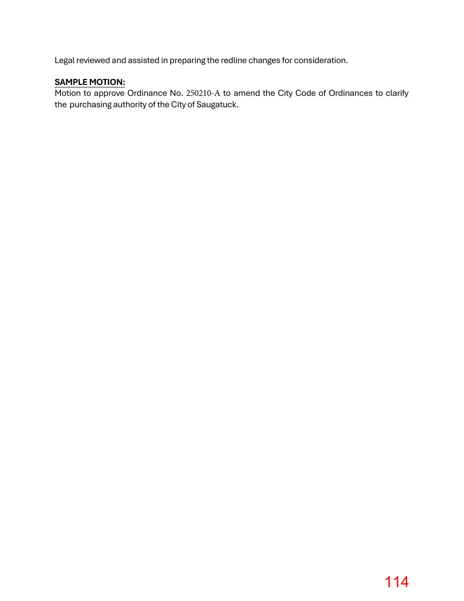 Page 114 of the packet; its text follows