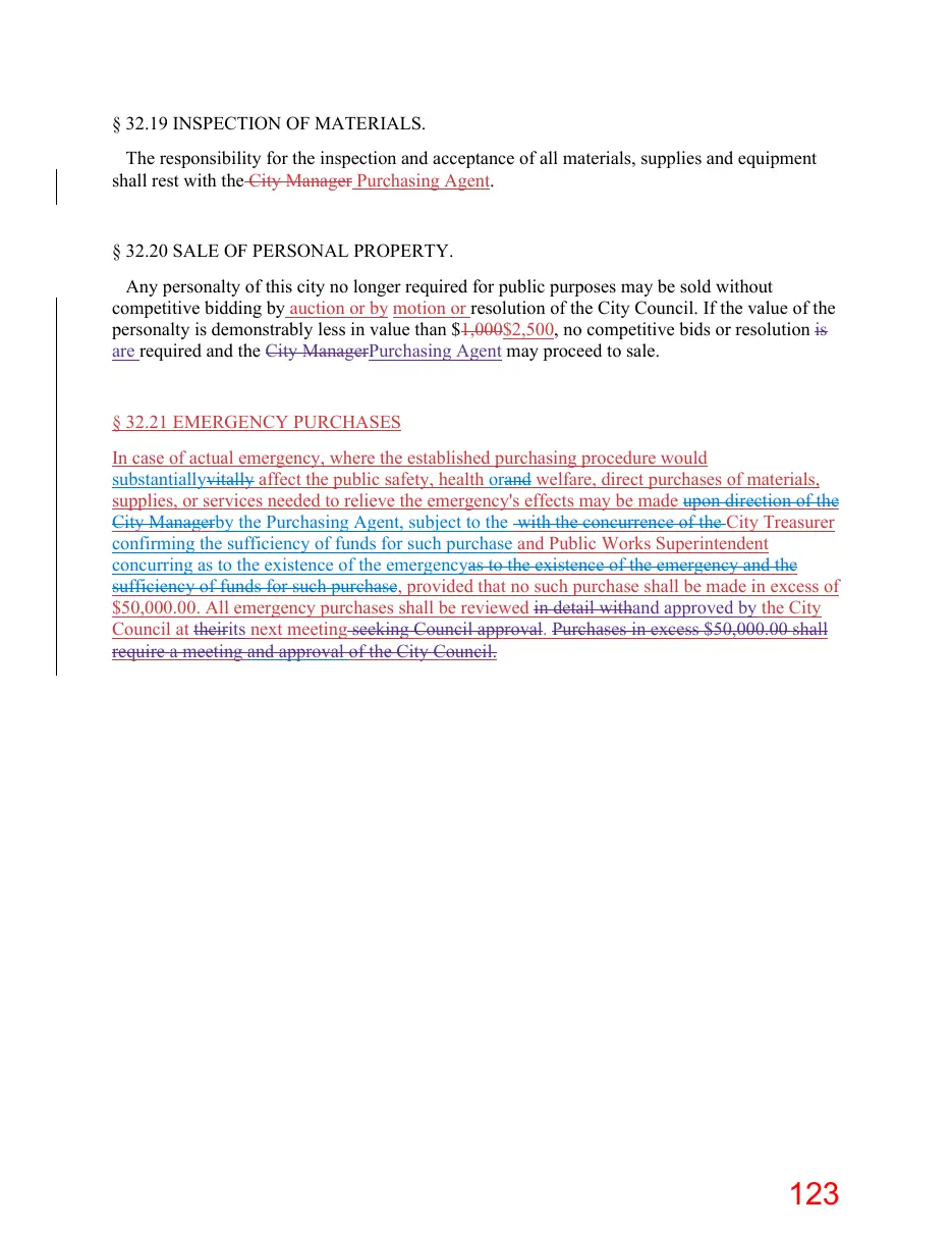 Page 123 of the packet; its text follows