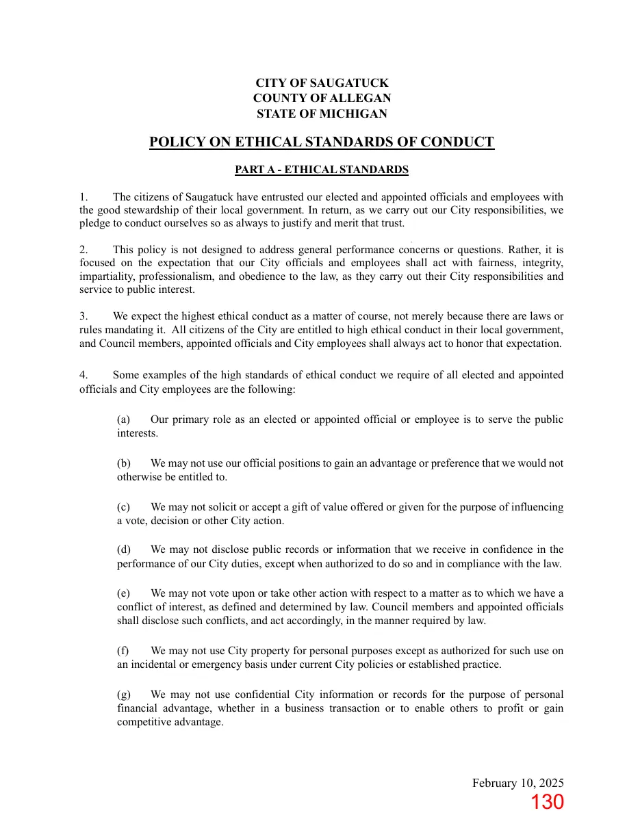 Page 130 of the packet; its text follows