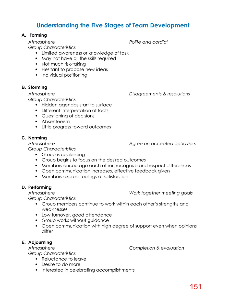 Page 151 of the packet; its text follows