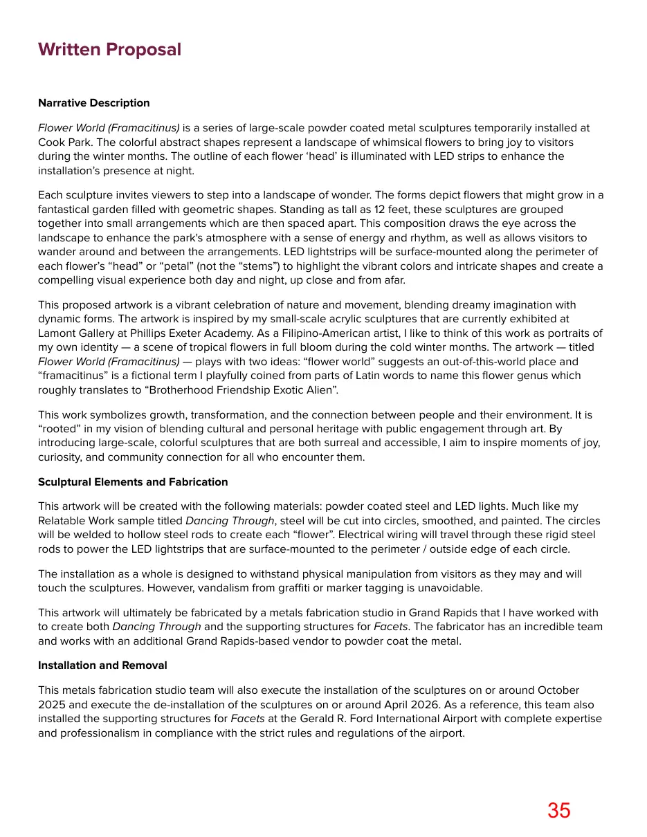 Page 35 of the packet; its text follows