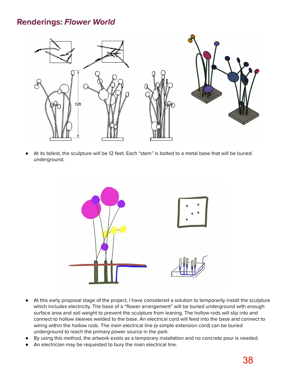 Page 38 of the packet; its text follows
