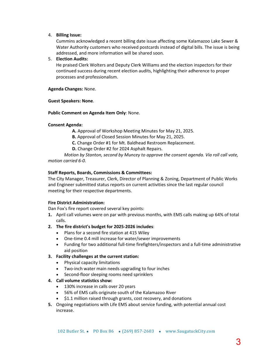 Page 3 of the packet; its text follows