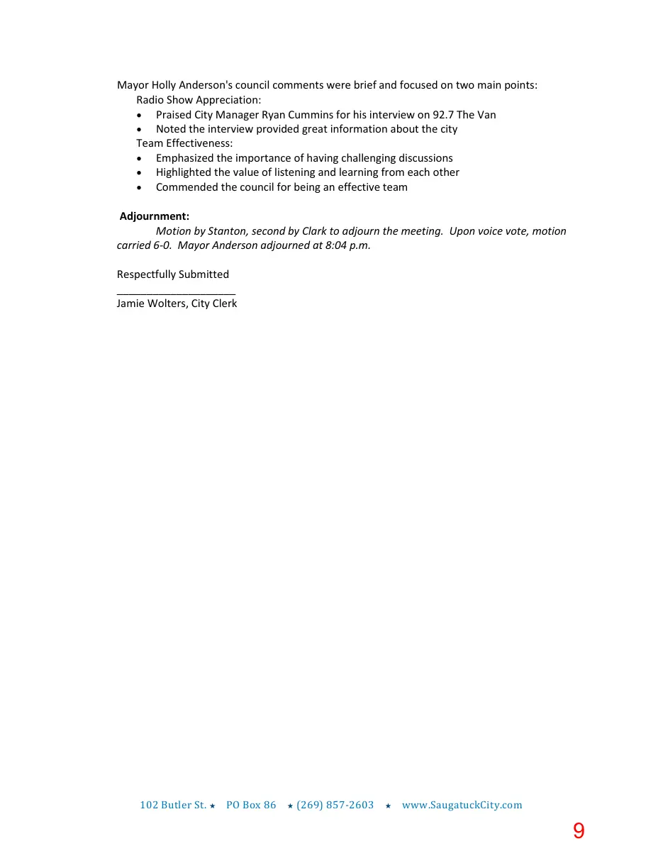 Page 9 of the packet; its text follows