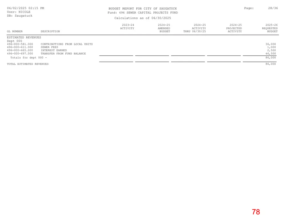 Page 78 of the packet; its text follows
