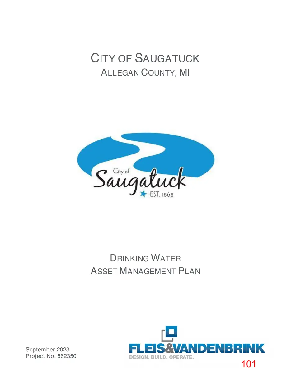 Page 101 of the packet; its text follows