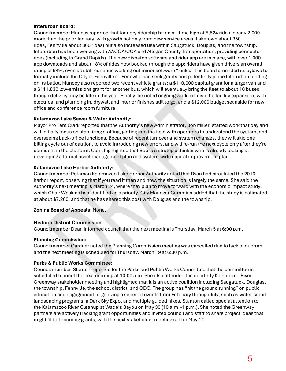 Page 5 of the packet; its text follows