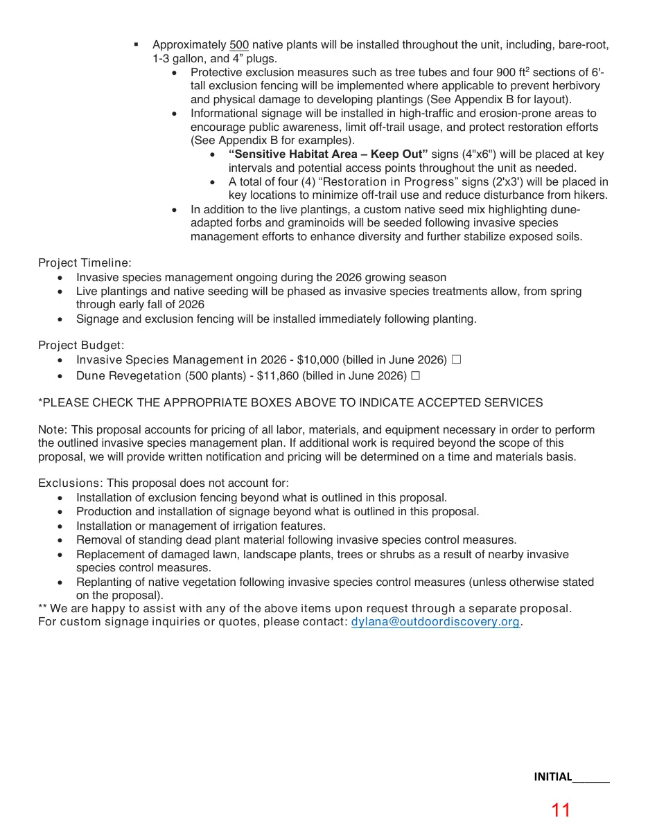 Page 11 of the packet; its text follows