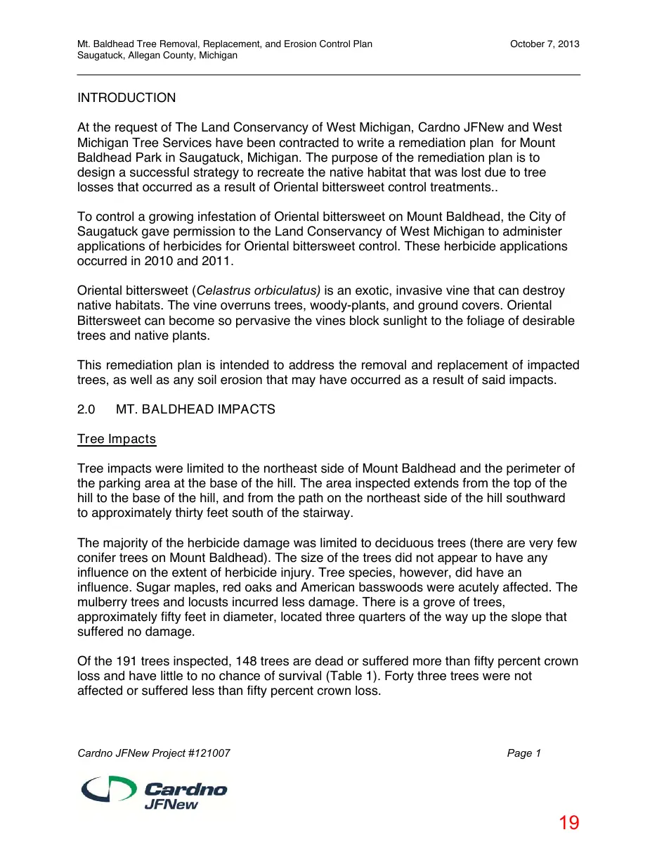 Page 19 of the packet; its text follows