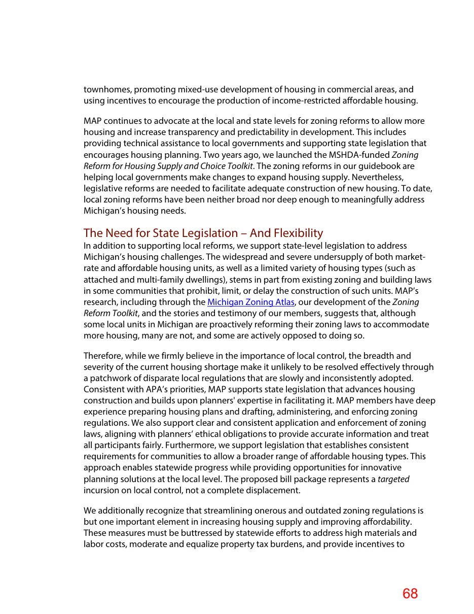 Page 68 of the packet; its text follows