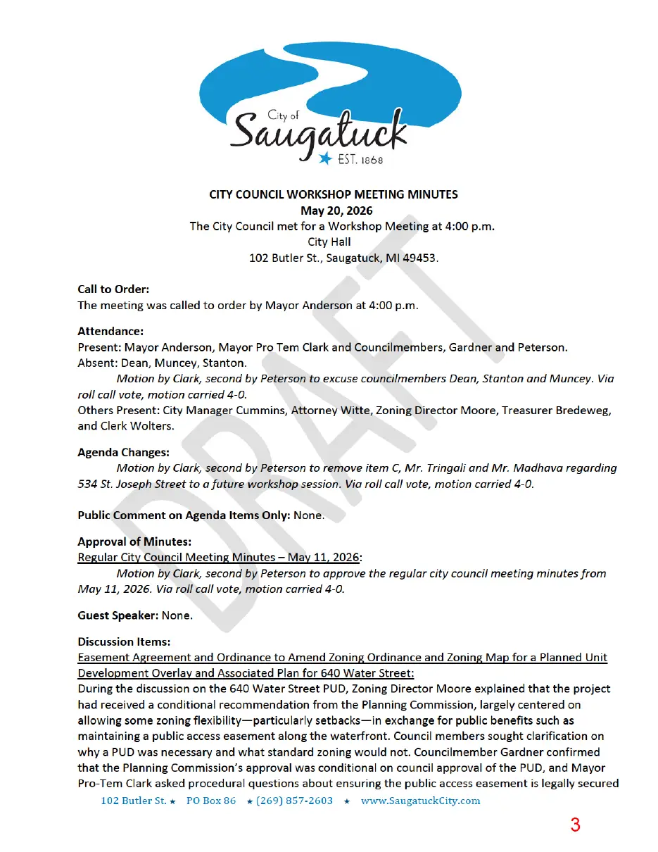 Page 3 of the packet, a scanned page