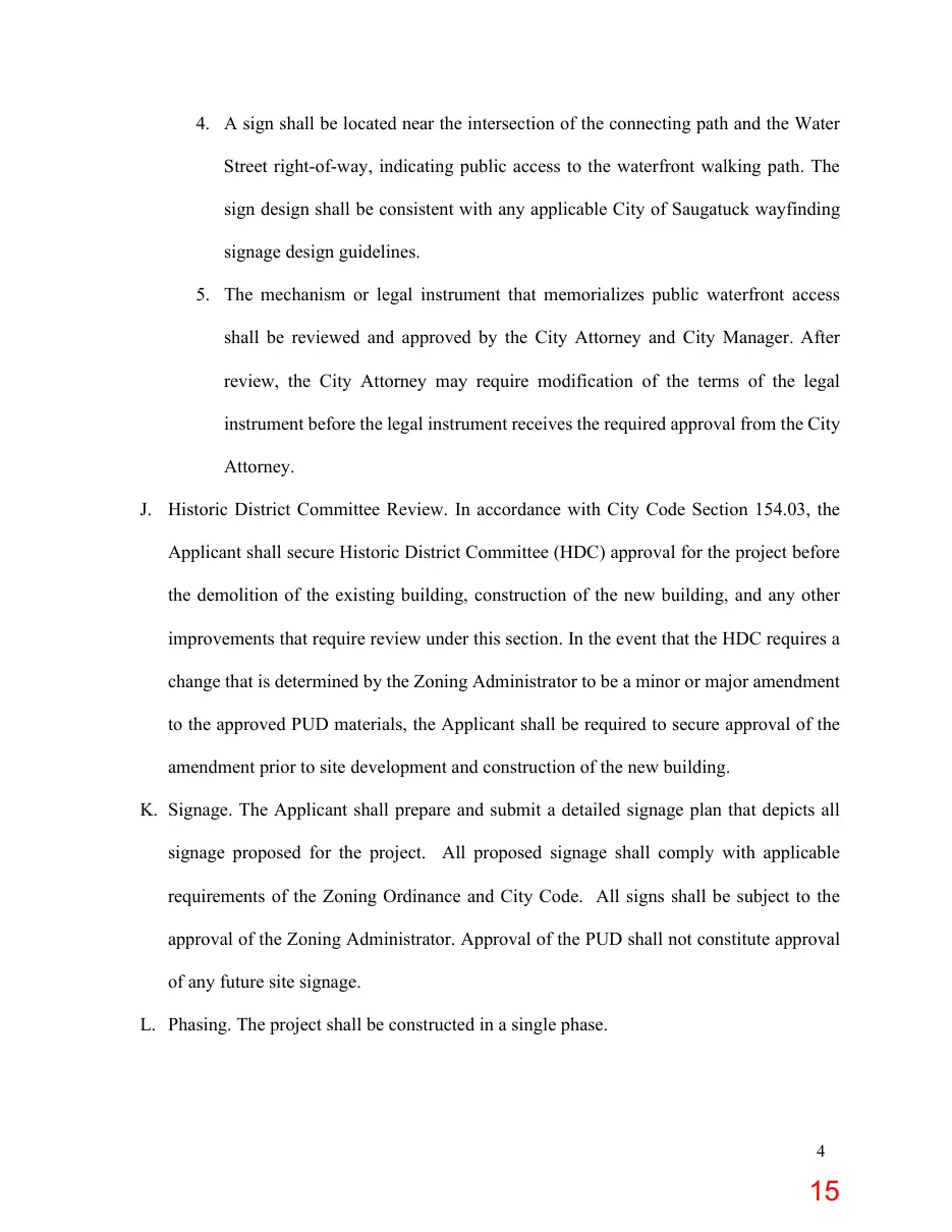 Page 15 of the packet; its text follows