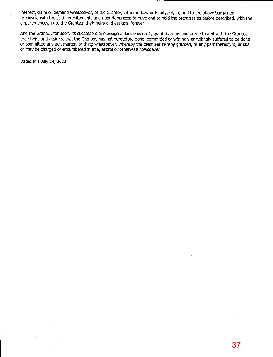 Page 37 of the packet, a scanned page