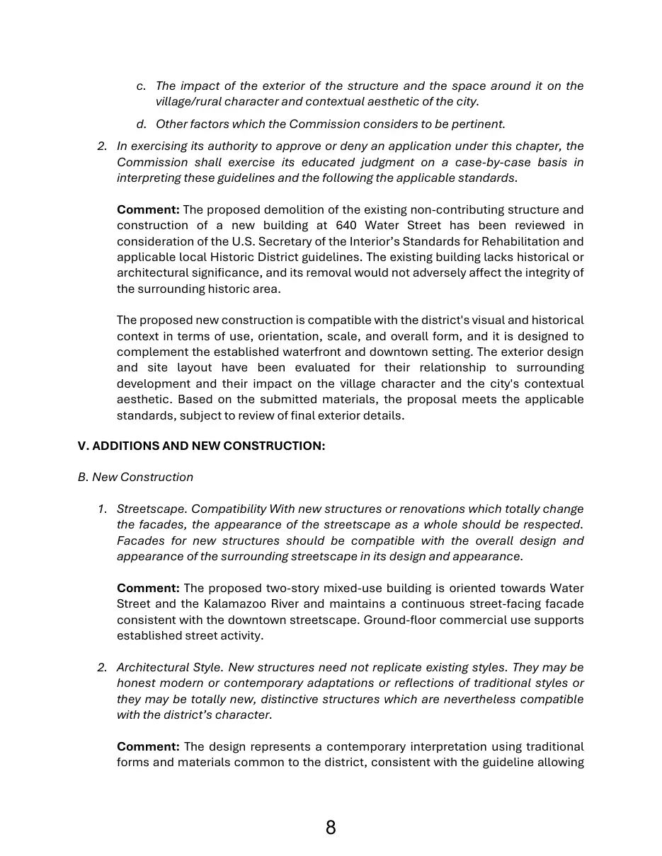 Page 8 of the packet; its text follows