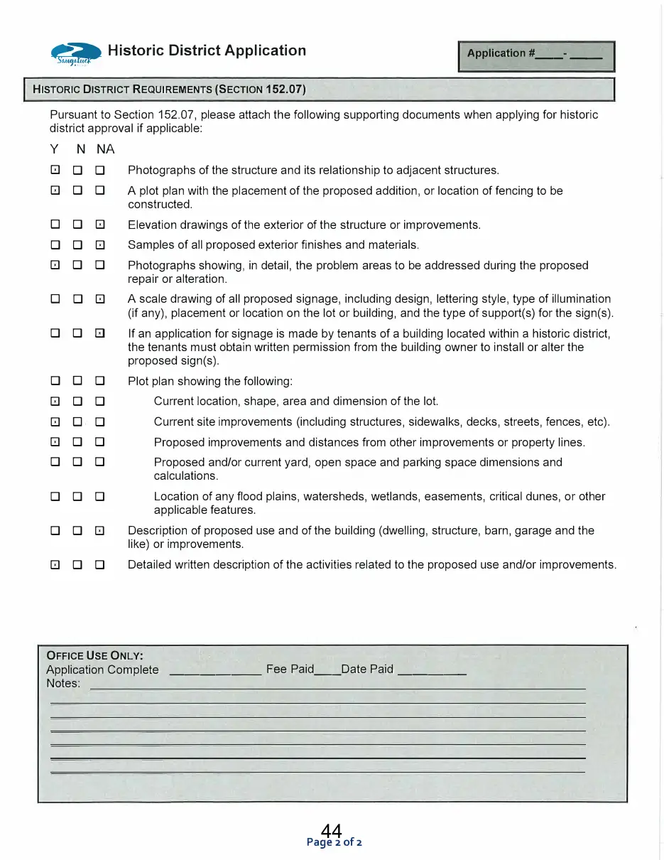 Page 44 of the packet; its text follows