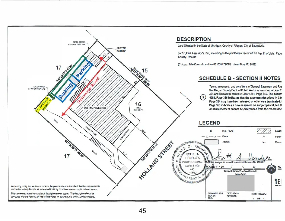 Page 45 of the packet, a scanned page