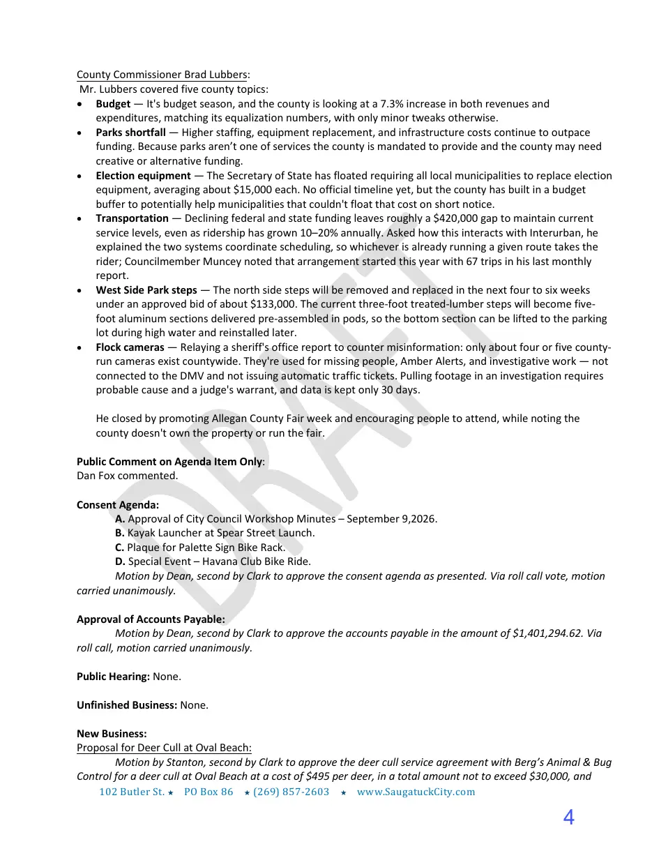 Page 4 of the packet; its text follows