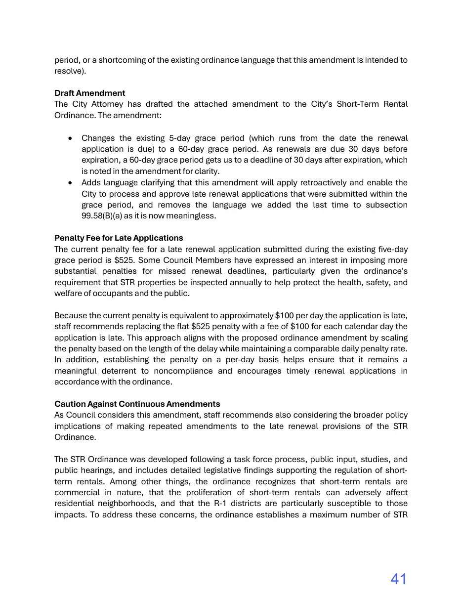 Page 41 of the packet; its text follows