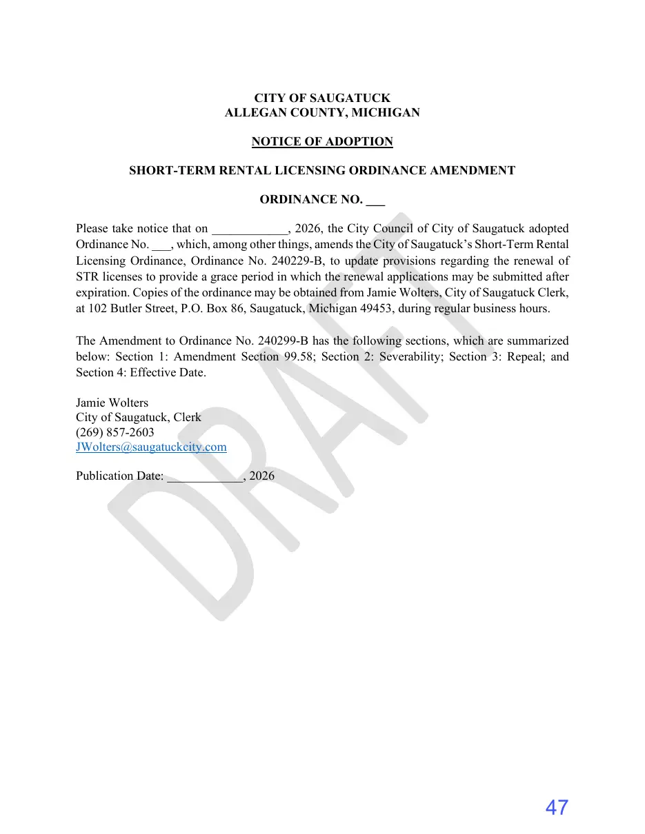 Page 47 of the packet; its text follows