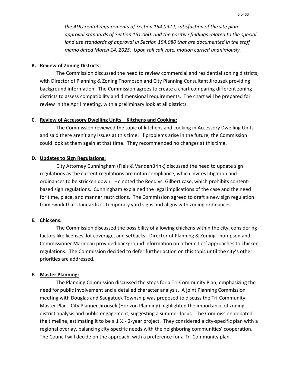 Page 5 of the packet; its text follows