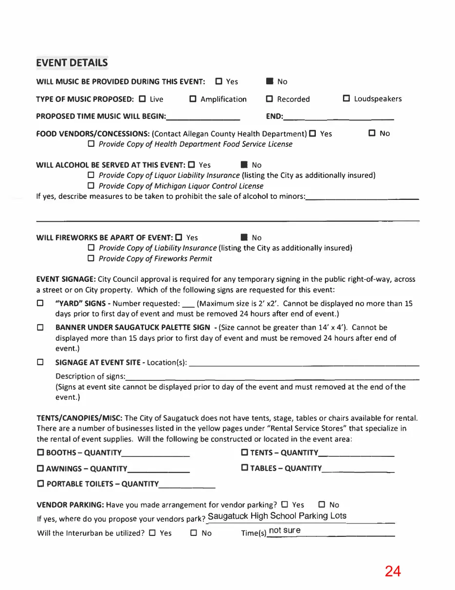 Page 24 of the packet; its text follows