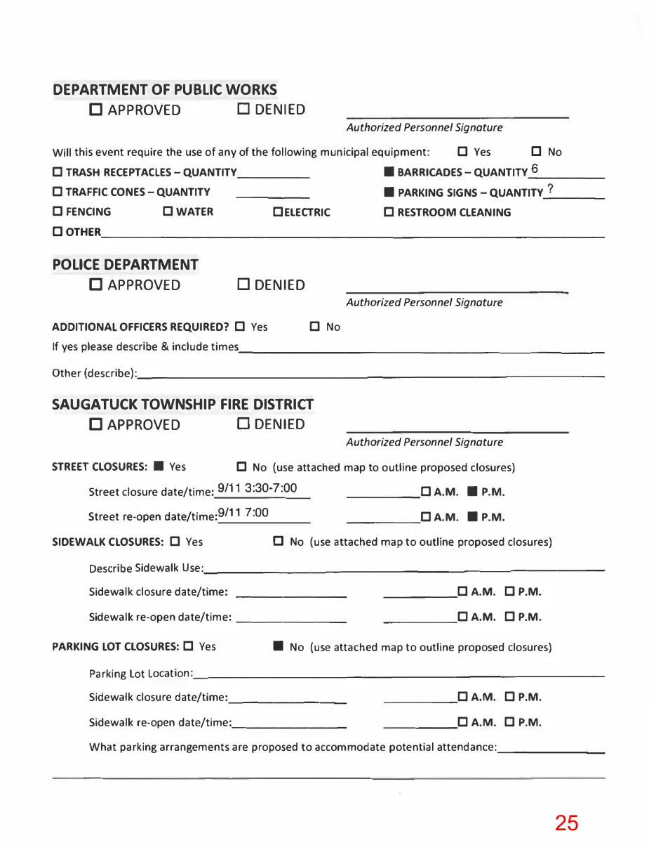 Page 25 of the packet; its text follows