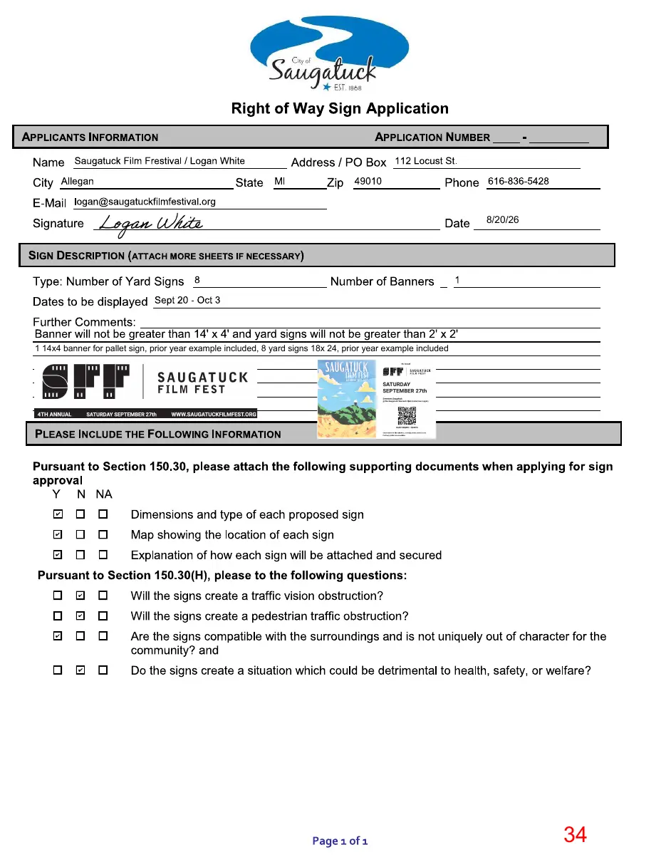 Page 34 of the packet; its text follows