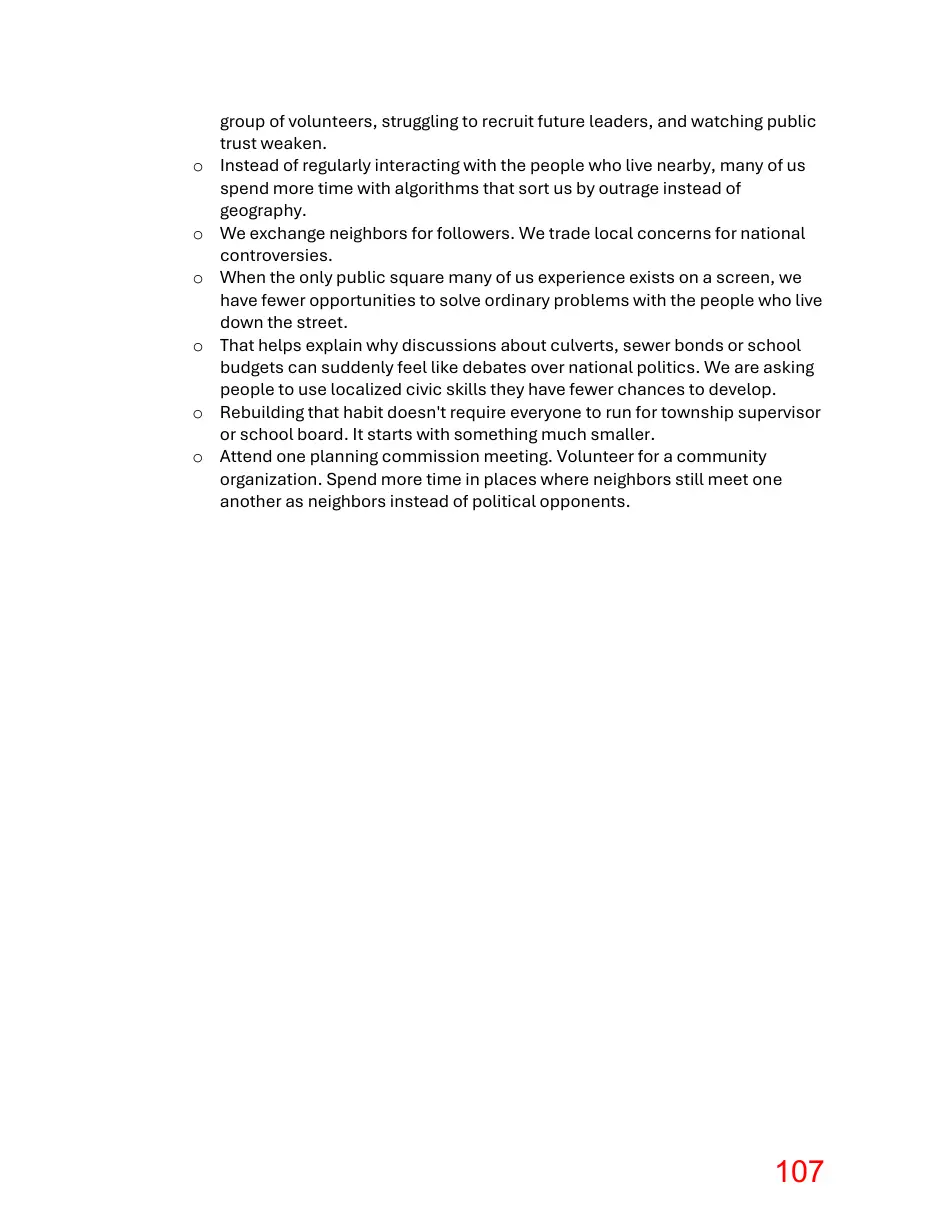 Page 107 of the packet; its text follows