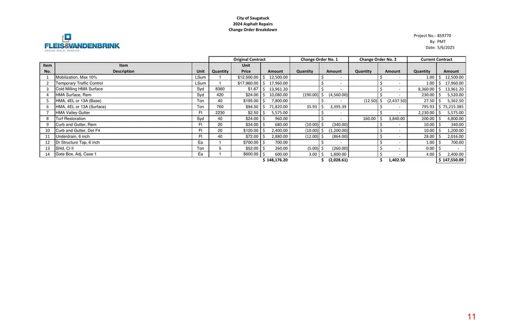 Page 11 of the packet; its text follows