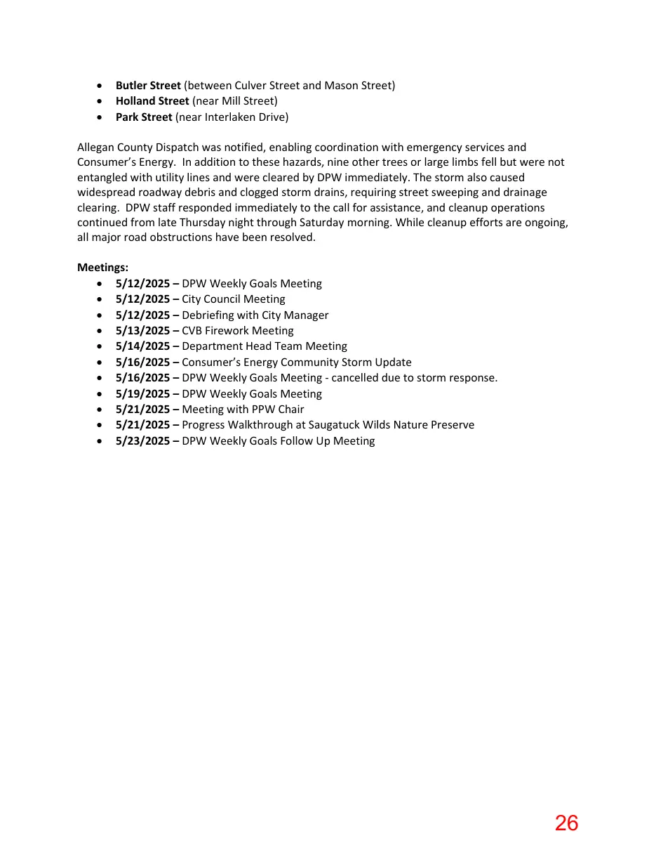 Page 26 of the packet; its text follows