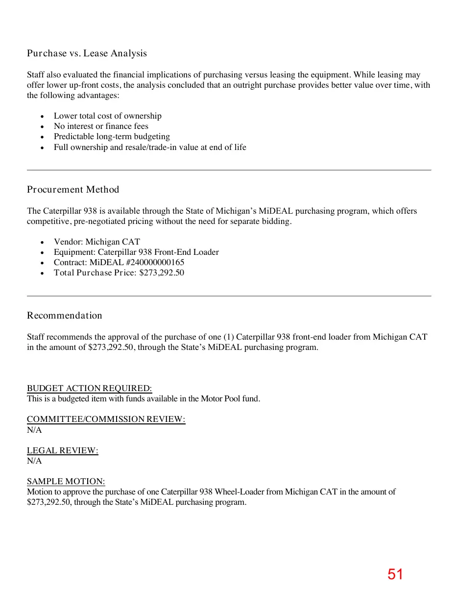 Page 51 of the packet; its text follows