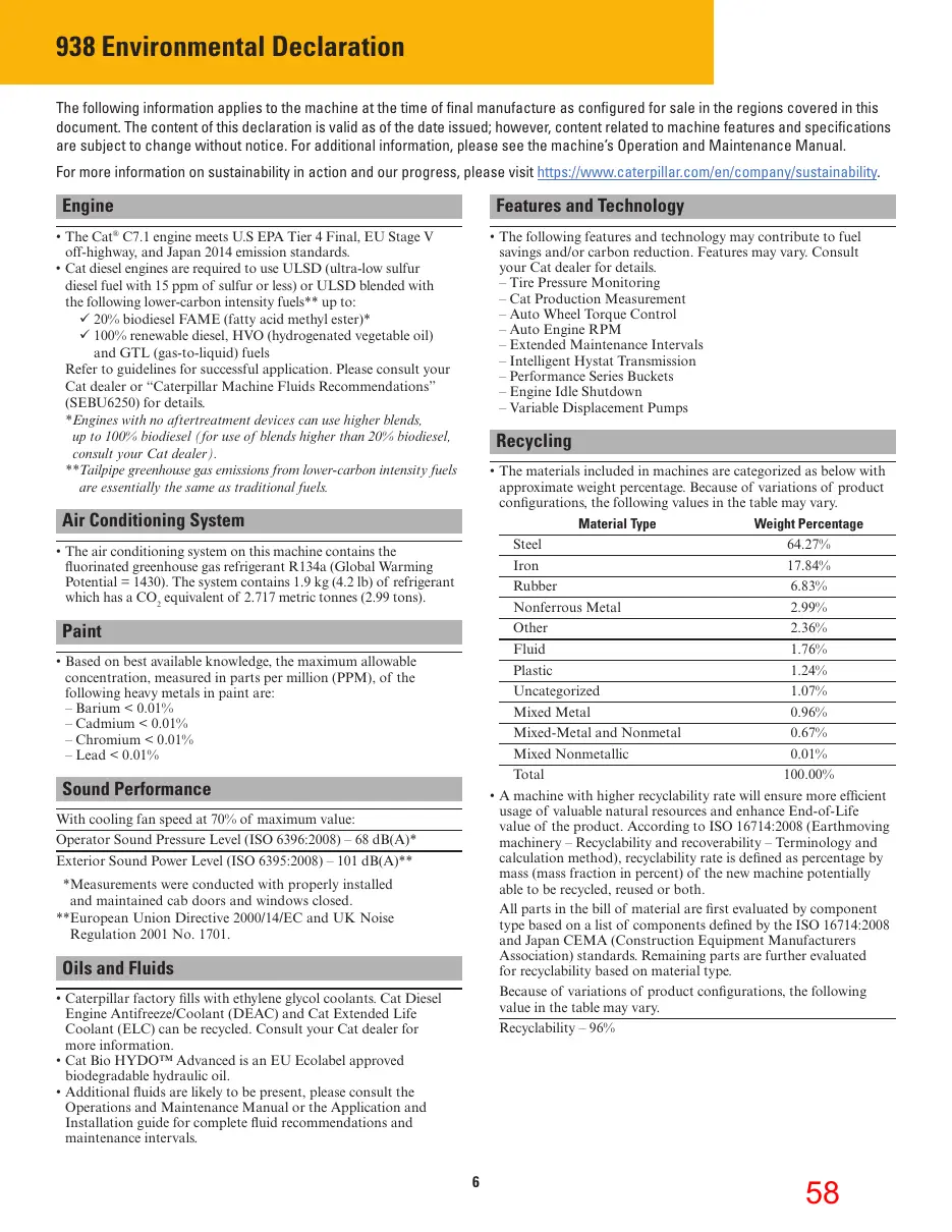Page 58 of the packet; its text follows