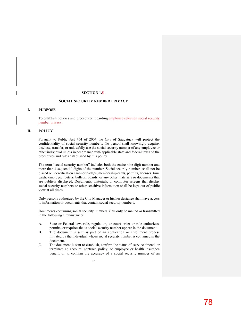 Page 78 of the packet; its text follows