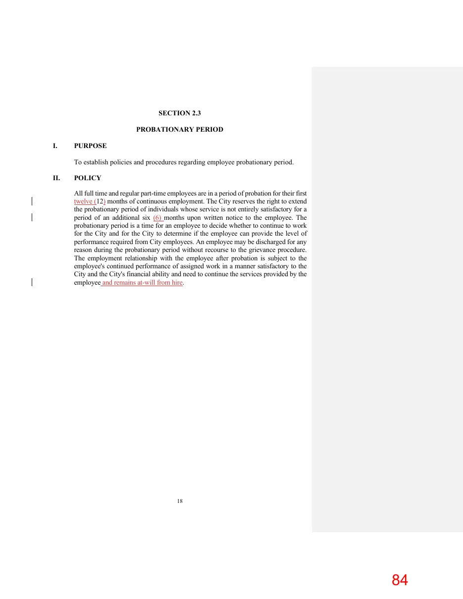 Page 84 of the packet; its text follows