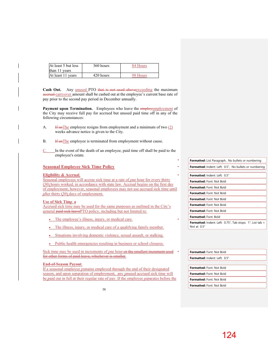 Page 124 of the packet; its text follows