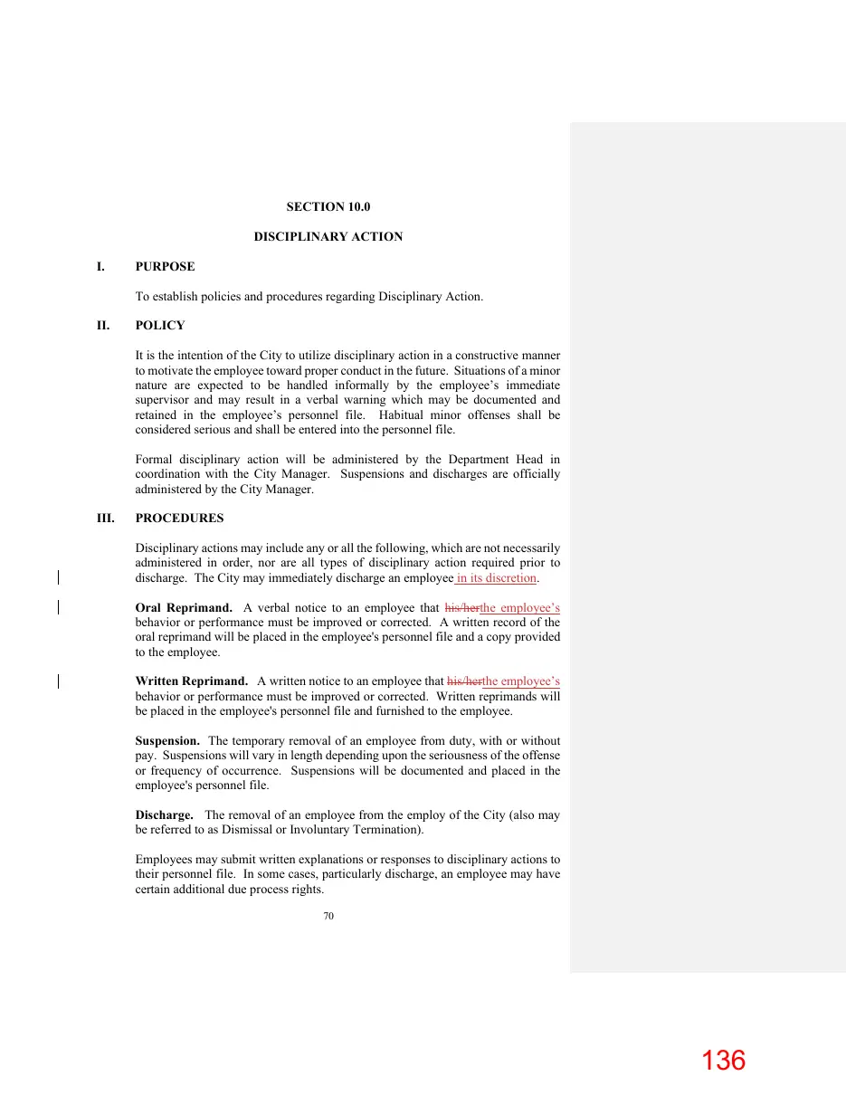 Page 136 of the packet; its text follows