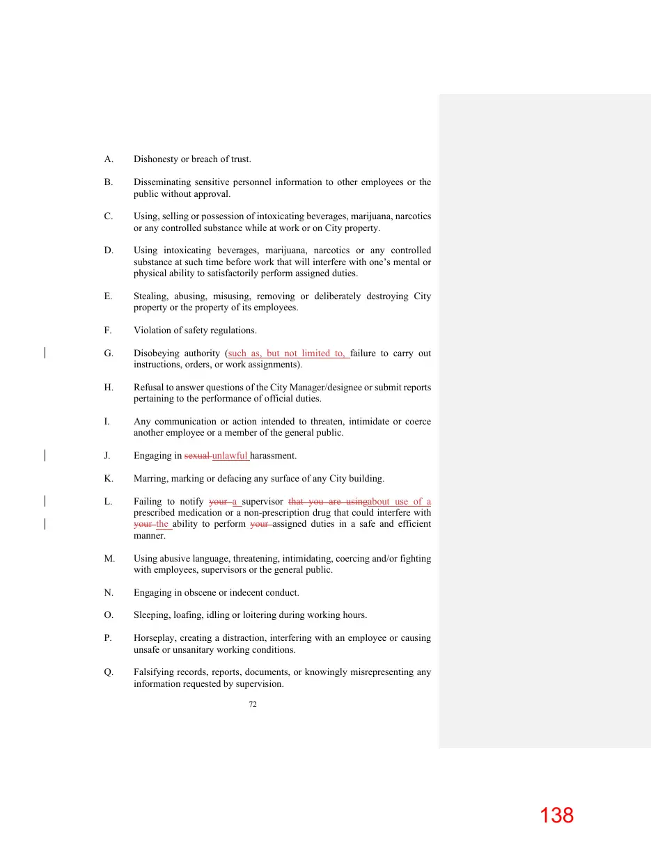 Page 138 of the packet; its text follows