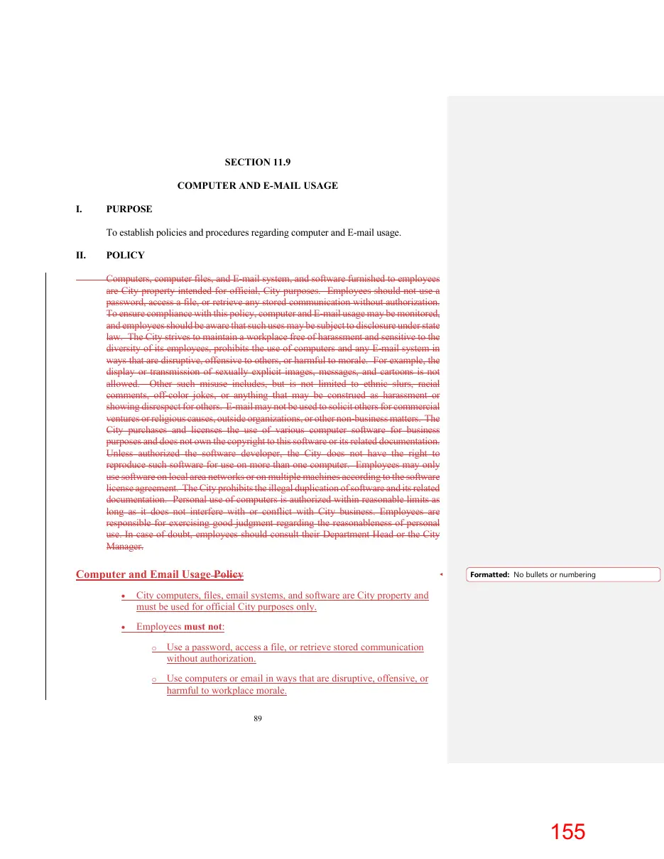 Page 155 of the packet; its text follows