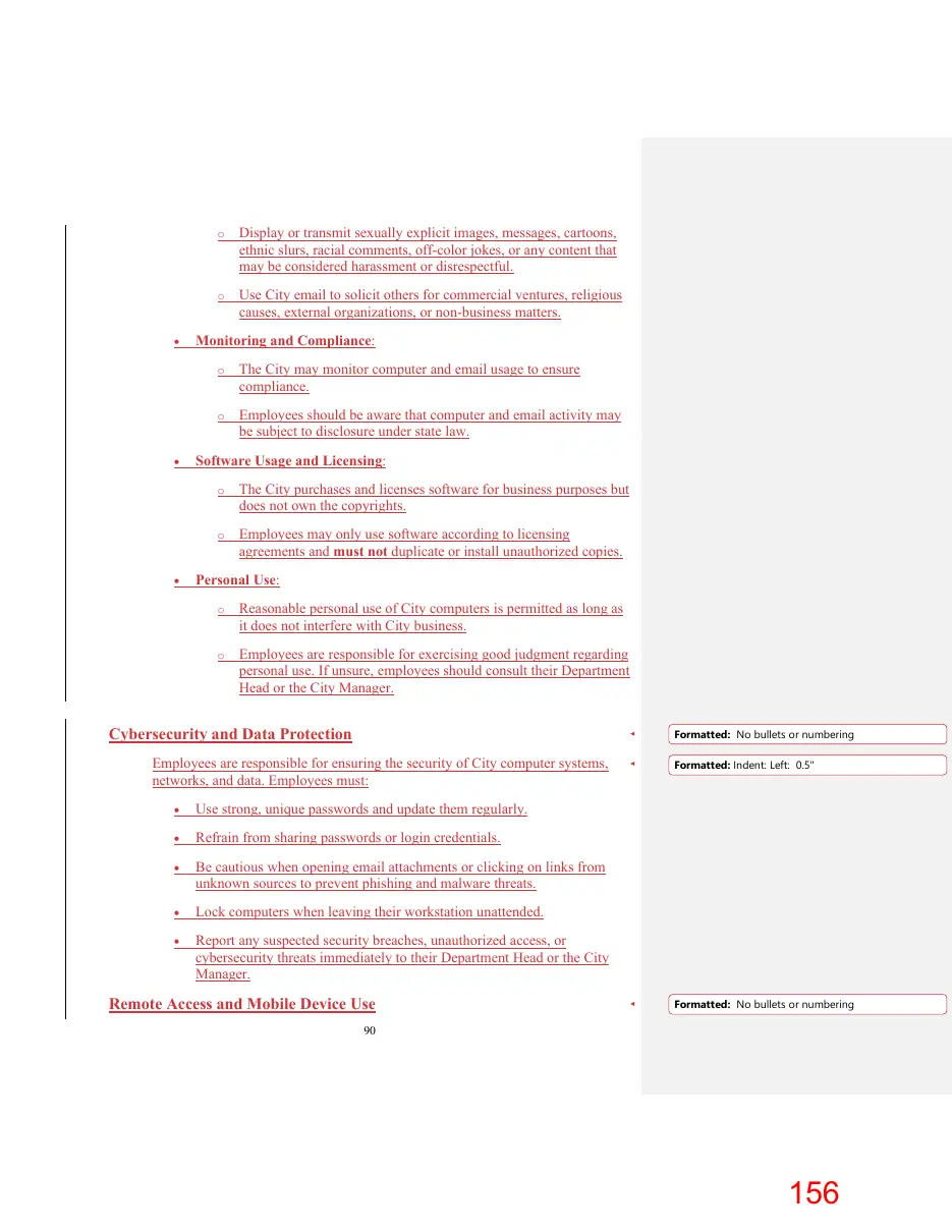 Page 156 of the packet; its text follows