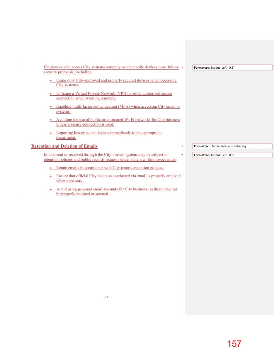 Page 157 of the packet; its text follows