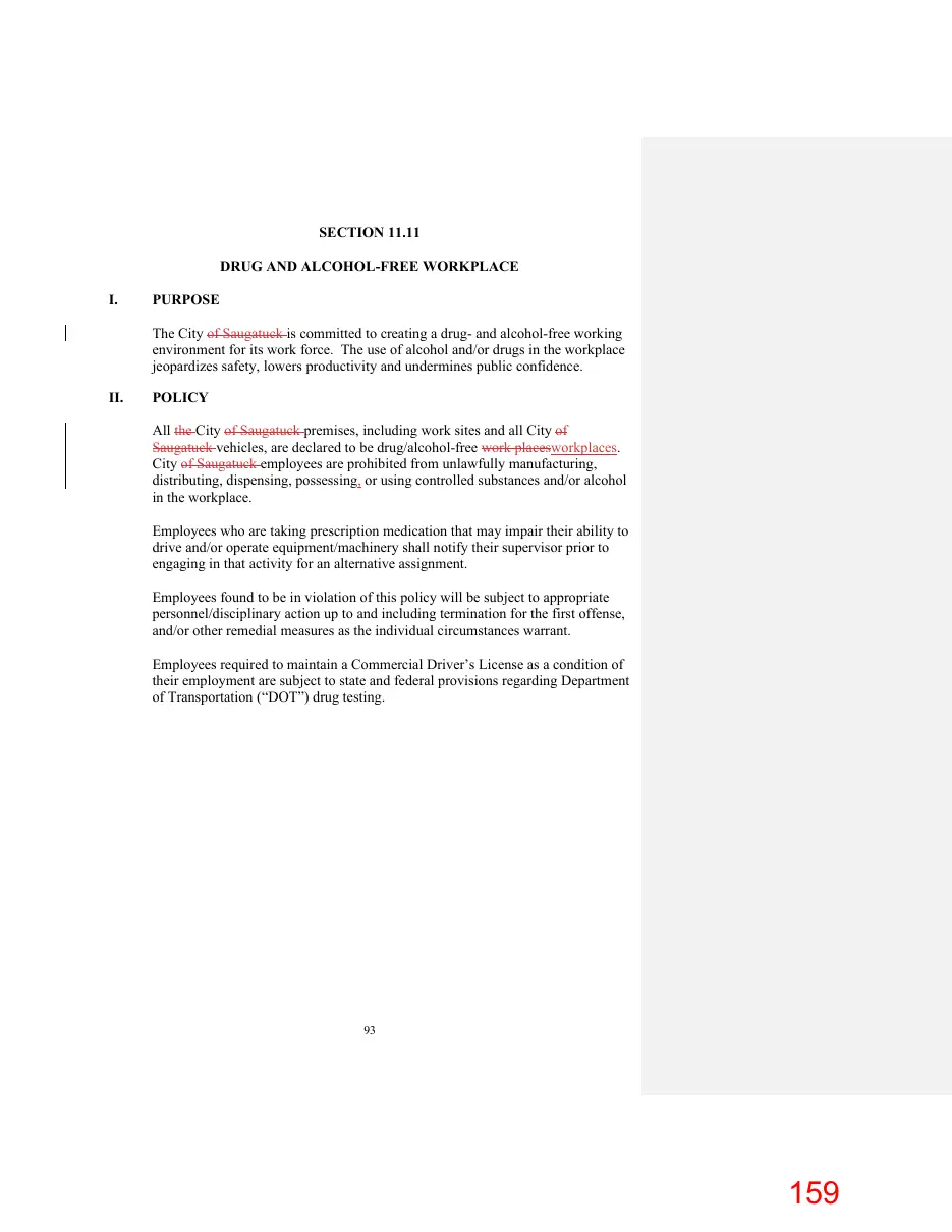 Page 159 of the packet; its text follows