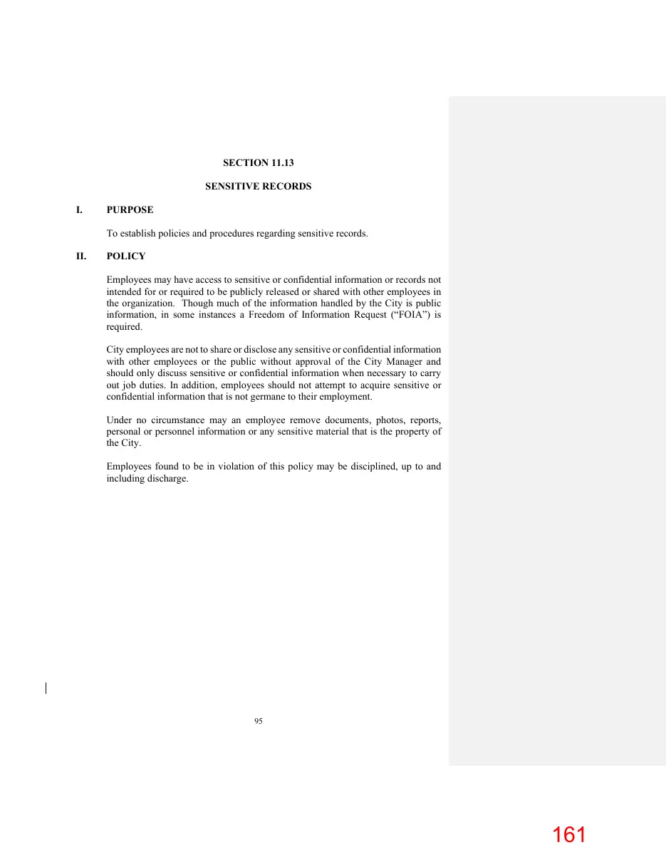 Page 161 of the packet; its text follows