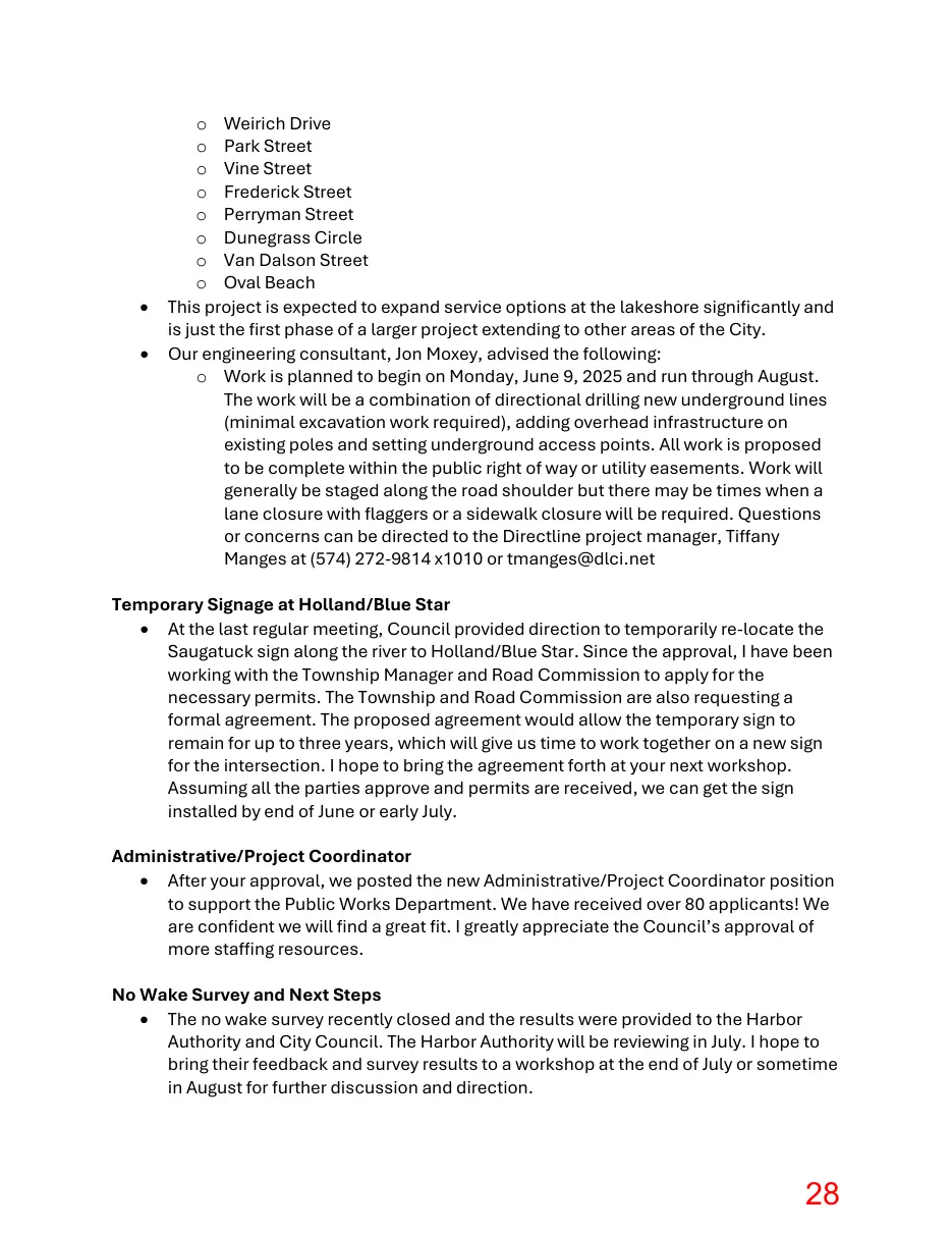 Page 28 of the packet; its text follows
