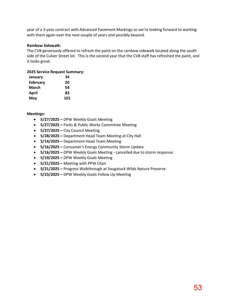 Page 53 of the packet; its text follows