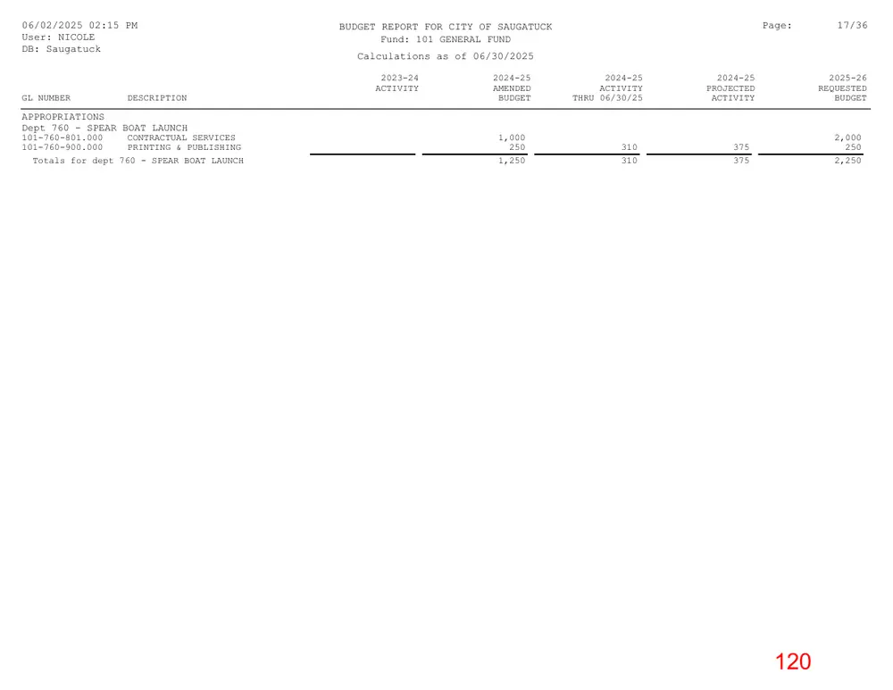 Page 120 of the packet; its text follows