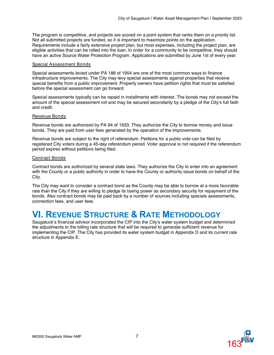 Page 163 of the packet; its text follows
