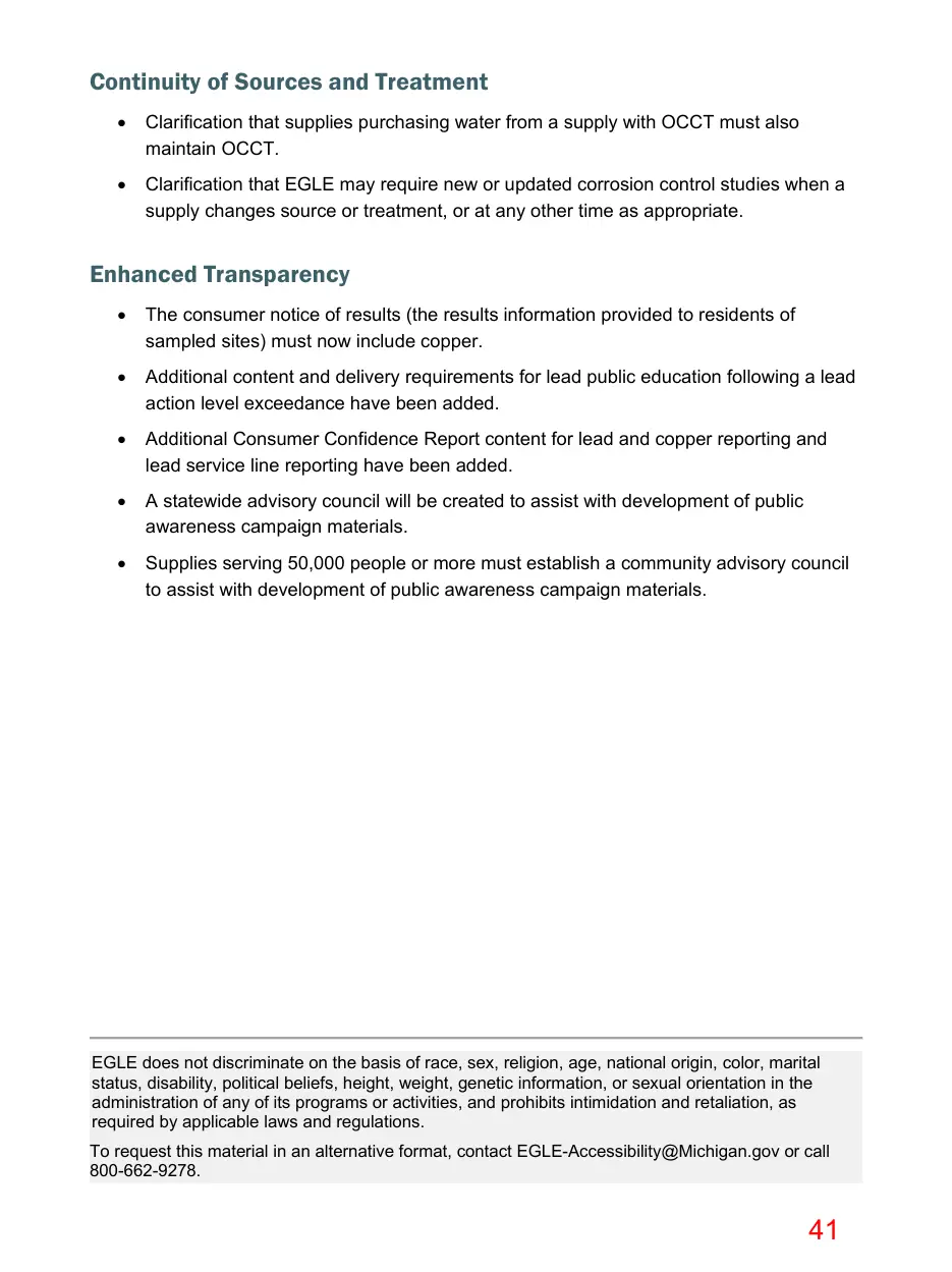 Page 41 of the packet; its text follows